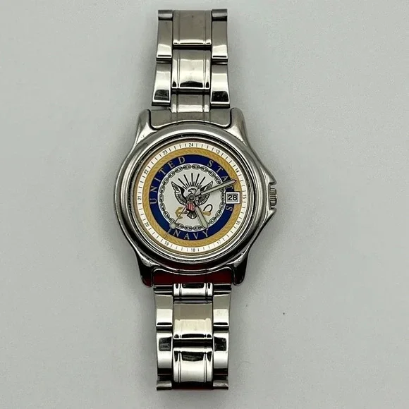 Accutime Unisex United States Navy Collectible Watch Working